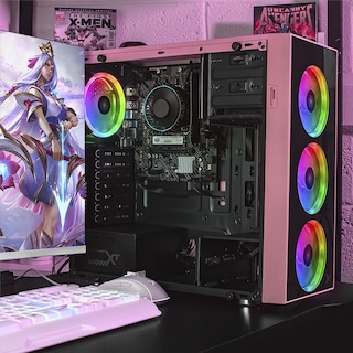 Foto 6 | Xtreme Pc Gaming Computadora Intel Core I5 12400 32gb Ssd 1tb Wifi Pink