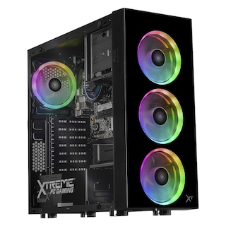 Foto 1 | Xtreme Pc Gaming Computadora Intel Core I5 12400 32gb Ssd 1tb Wifi Black