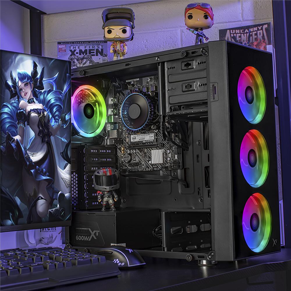 Foto 6 | Xtreme Pc Gaming Computadora Intel Core I5 12400 32gb Ssd 1tb Wifi Black
