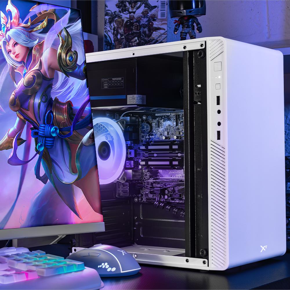 Foto 6 | Xtreme Pc Gaming Computadora Intel Quad Core J5040 16gb Ssd 500gb Wifi Blanco