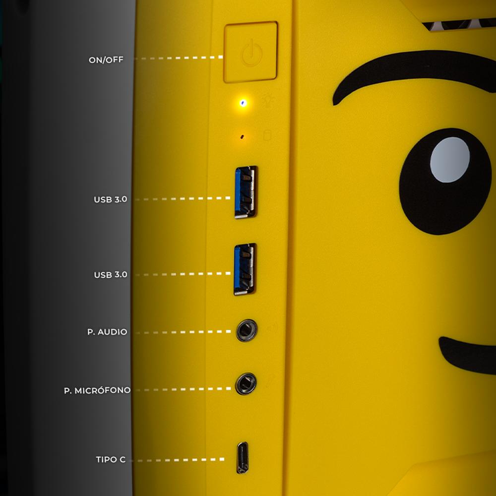 Foto 6 pulgar | Xtreme Pc Gaming Geforce Rtx 5060 Intel Core I7 14700f 32gb Ssd 1tb Wifi Lego Emmet