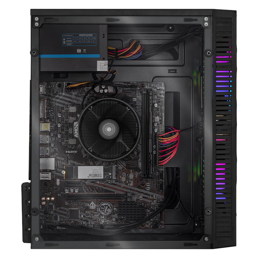 Foto 5 pulgar | Xtreme Pc Gaming Amd Radeon Vega Renoir Ryzen 7 5700g 32gb Ssd 1tb Wifi Black