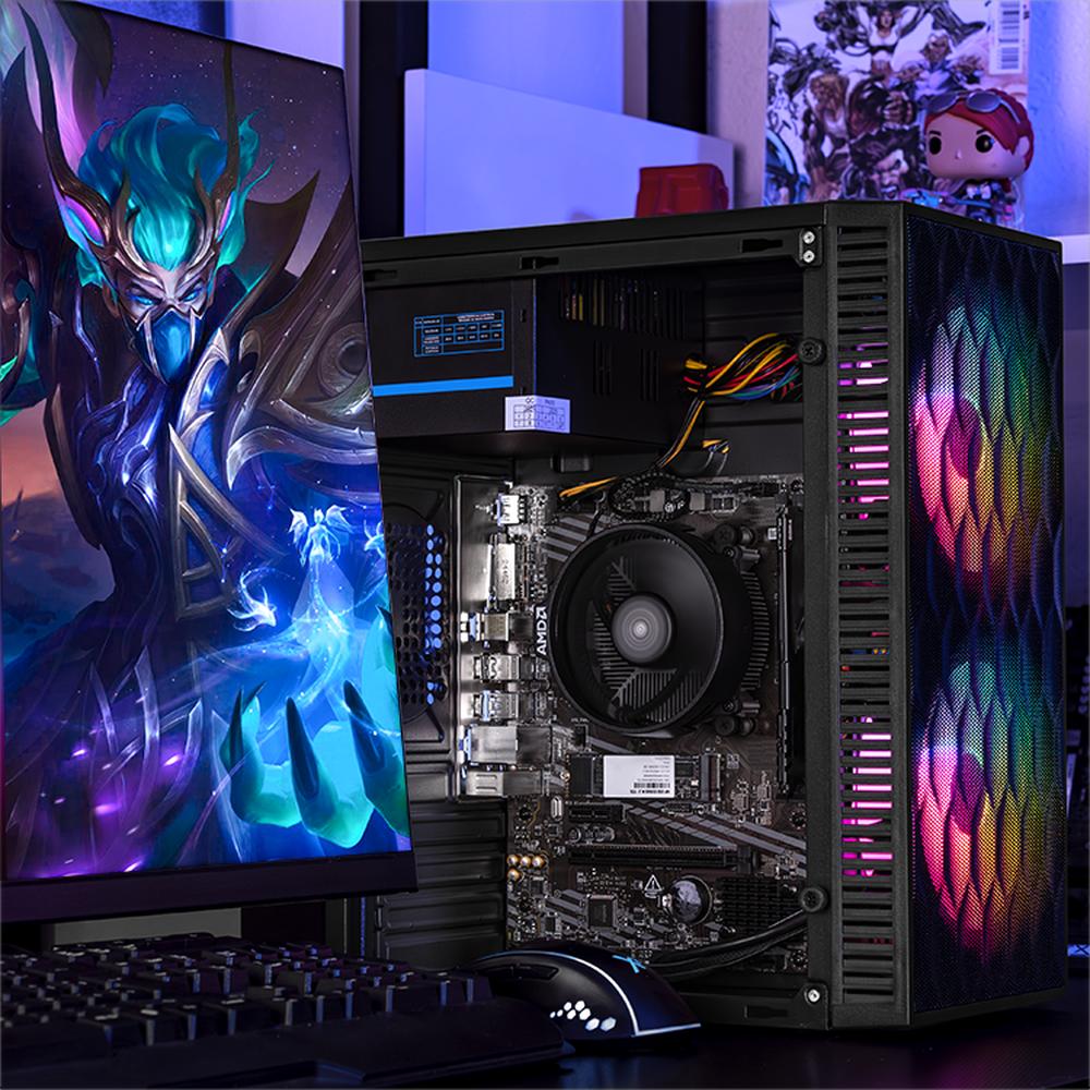 Foto 7 pulgar | Xtreme Pc Gaming Amd Radeon Vega Renoir Ryzen 7 5700g 32gb Ssd 1tb Wifi Black