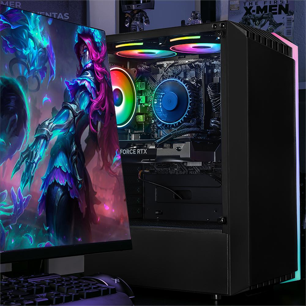 Foto 7 pulgar | Xtreme Pc Gaming Geforce Rtx 5060 Intel Core I7 12700f 32gb Ssd 1tb Wifi Black