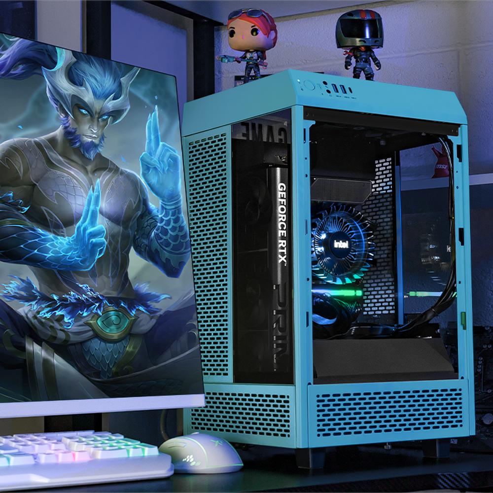 Foto 7 pulgar | Xtreme Pc Gaming Geforce Rtx 5060 Ti Intel Core I9 14900f Ddr5 32gb Ssd 1tb Wifi Turquoise