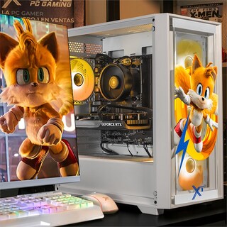 Foto 6 | Xtreme Pc Gaming Geforce Rtx 4060 Amd Ryzen 7 5700 32gb Ssd 1tb Wifi Sonic Tails Ring