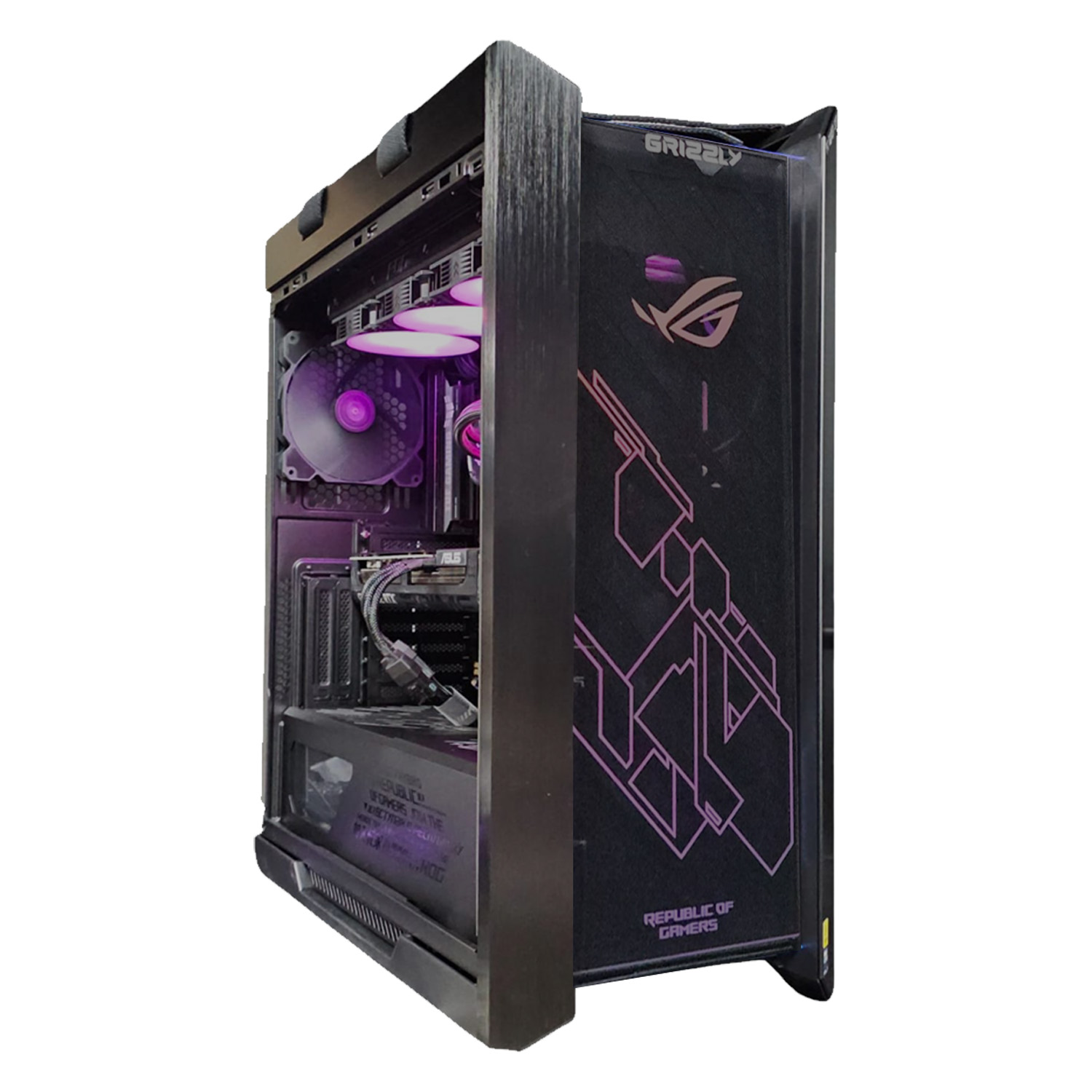 Foto 2 | Pc Gamer Grizzly Asus Edition Intel Core Ultra 7 265k 5.5ghz Rtx5070ti 64gb Nv3 2tb Hdd 4tb Wifi Bt Pg-intel080
