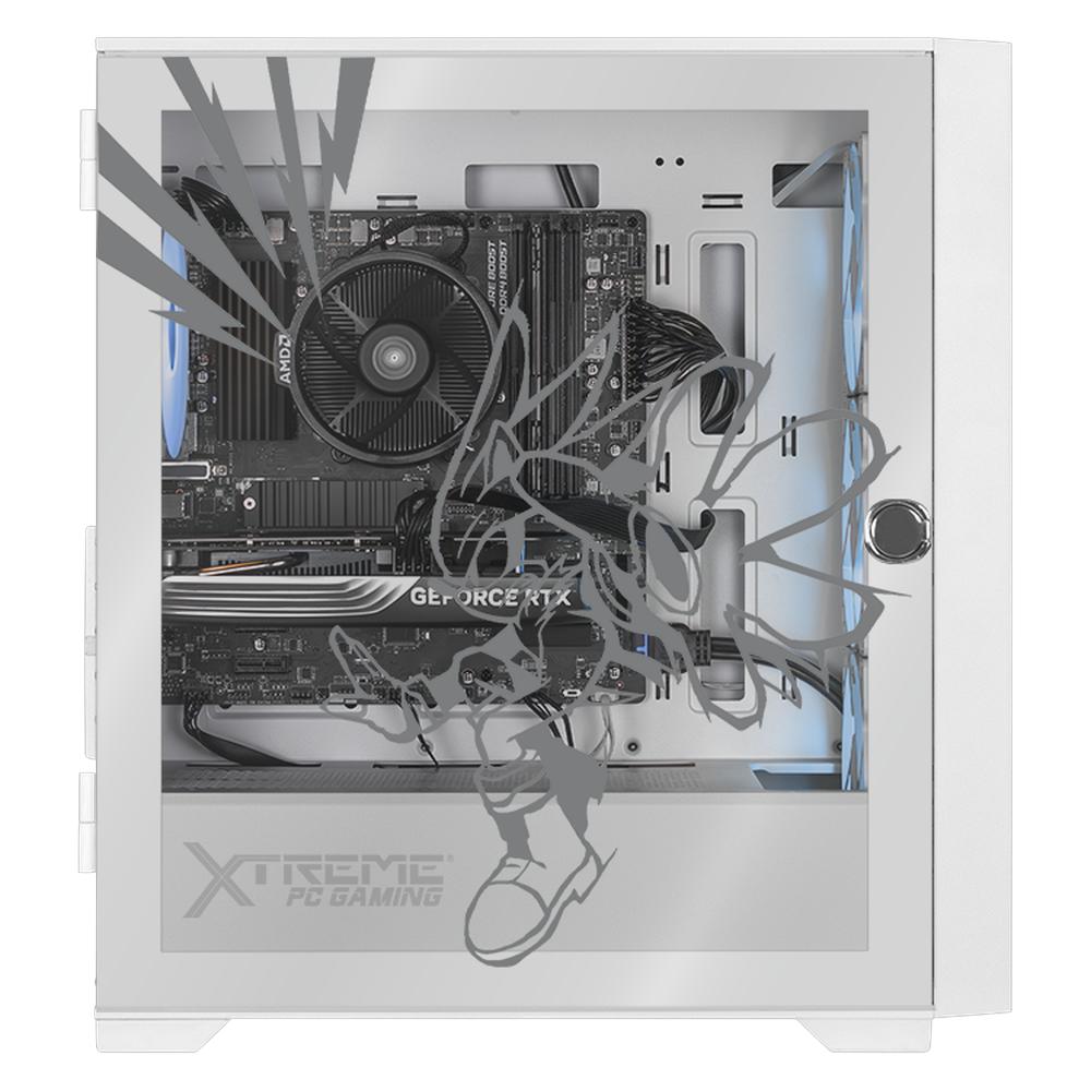 Foto 5 pulgar | Xtreme Pc Gaming Geforce Rtx 4060 Amd Ryzen 7 5700 32gb Ssd 1tb Wifi Sonic Silver Ring