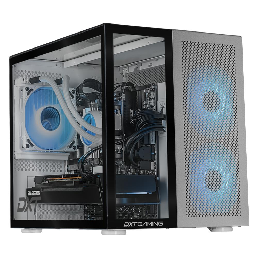 Pc Gamer Dxt Gaming Amd Radeon Rx 7700 Xt Ryzen 9 9900x 32gb Ddr5 Ssd 2tb Sistema Liquido Wifi Silver