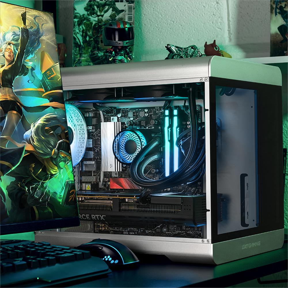 Foto 7 pulgar | Pc Gamer Dxt Gaming Geforce Rtx 5080 Amd Ryzen 9 9900x3d Ddr5 64gb Ssd 2tb Sistema Liquido Wifi Silver