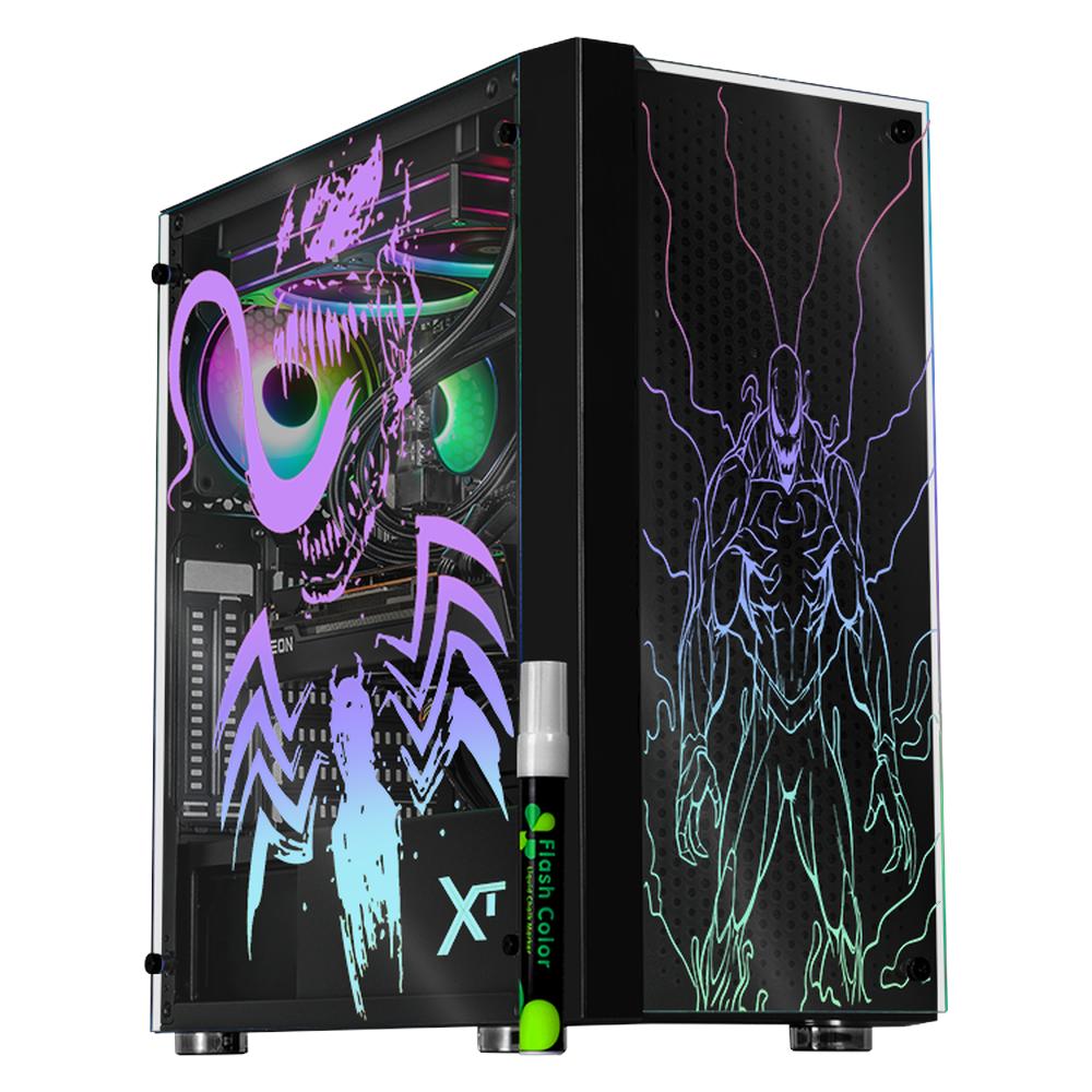 Xtreme Pc Gaming Amd Radeon Rx 7700 Xt Ryzen 9 9900x 32gb Ddr5 Ssd 2tb Sistema Liquido Wifi Black