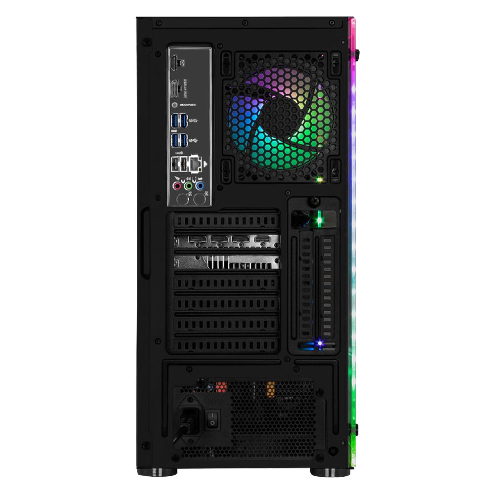 Foto 4 pulgar | Xtreme Pc Gaming Amd Radeon Rx 7700 Xt Ryzen 9 9900x 32gb Ddr5 Ssd 2tb Sistema Liquido Wifi Black
