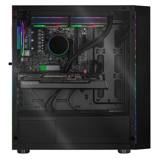 Foto 4 | Xtreme Pc Gaming Amd Radeon Rx 7700 Xt Ryzen 9 9900x 32gb Ddr5 Ssd 2tb Sistema Liquido Wifi Black