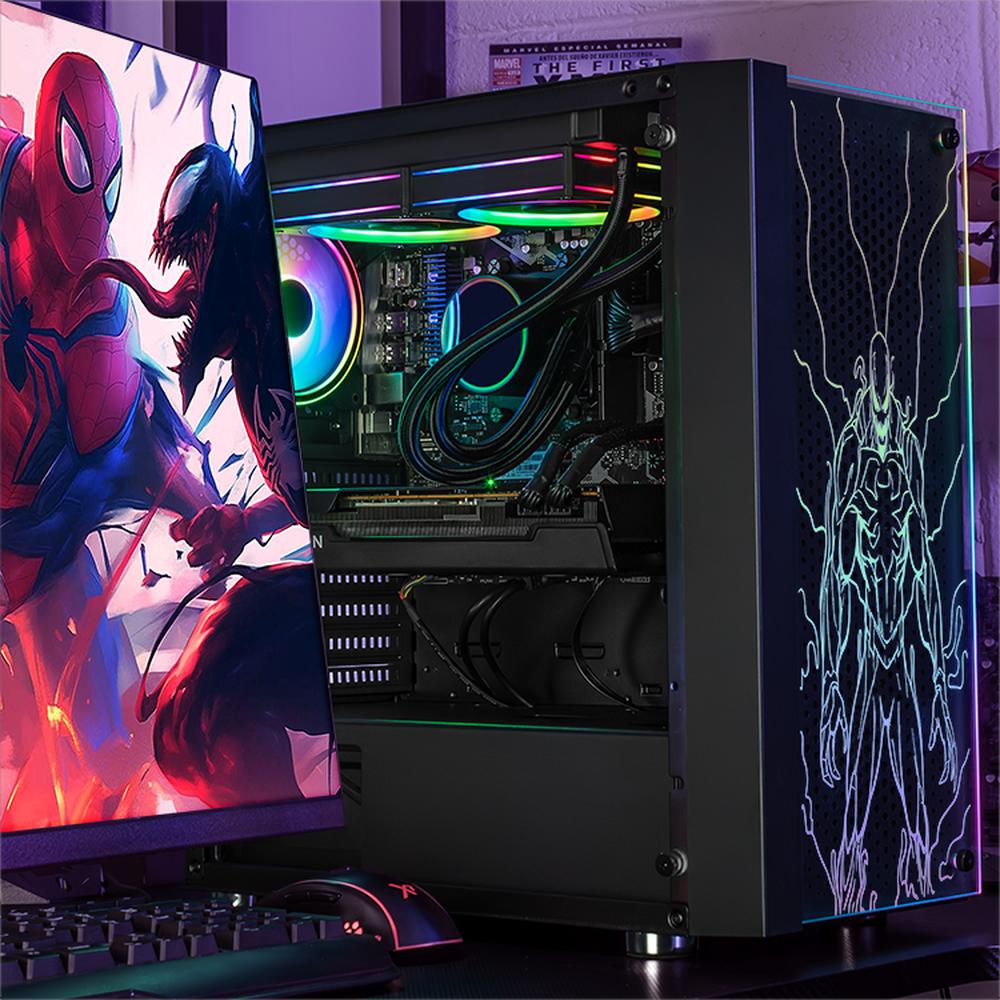 Foto 6 | Xtreme Pc Gaming Amd Radeon Rx 7700 Xt Ryzen 9 9900x 32gb Ddr5 Ssd 2tb Sistema Liquido Wifi Black