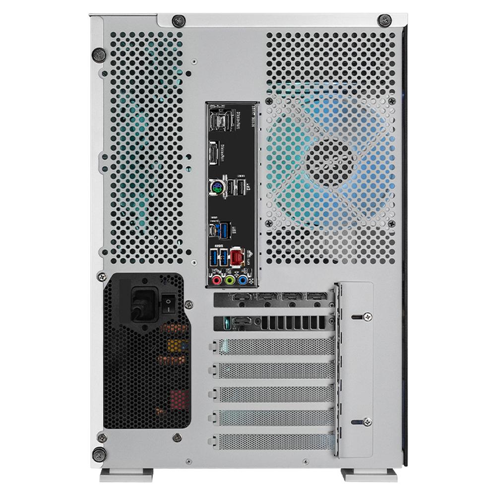 Foto 4 pulgar | Pc Gamer Dxt Gaming Geforce Rtx 5080 Amd Ryzen 9 9900x Ddr5 32gb Ssd 2tb Sistema Liquido Wifi Silver