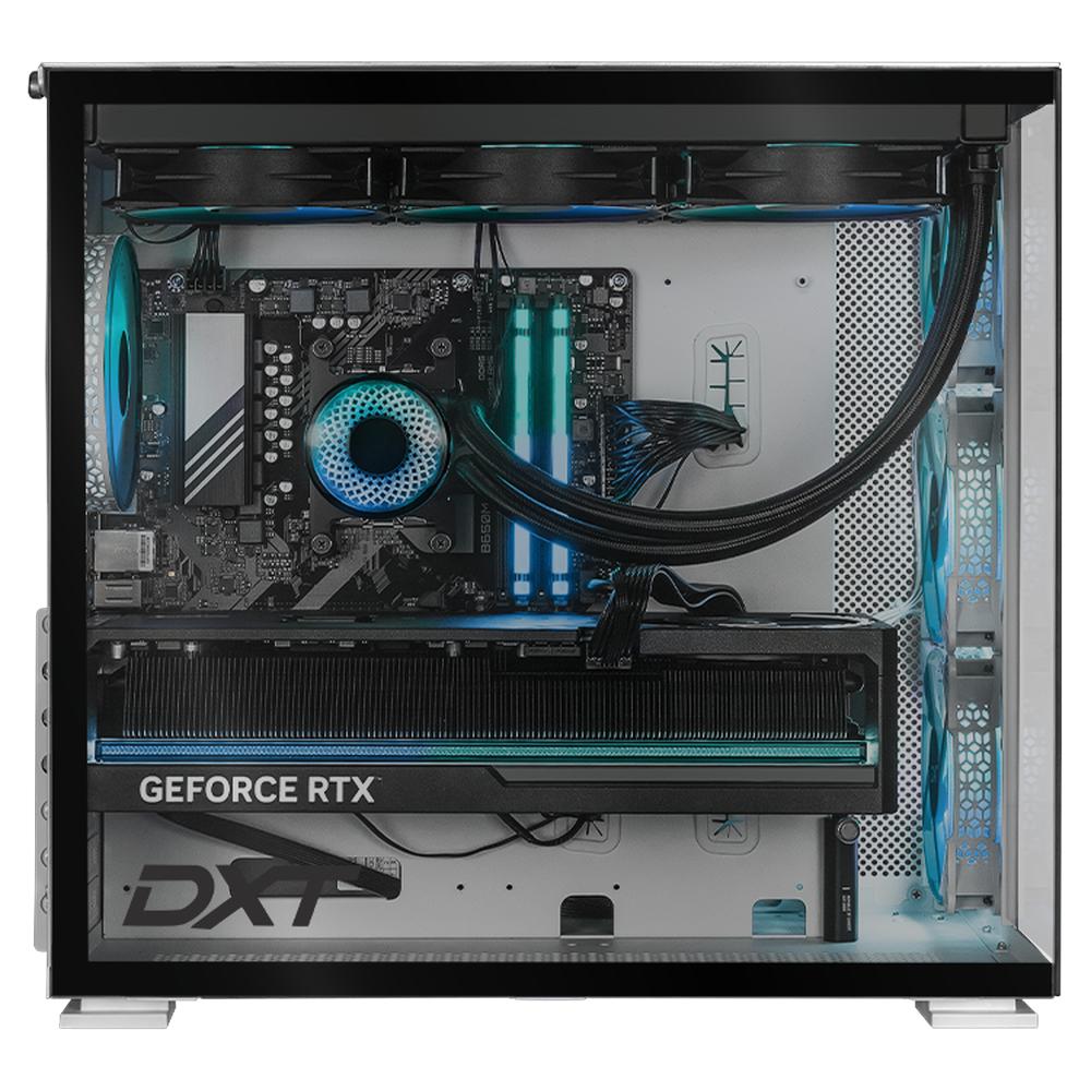 Foto 5 pulgar | Pc Gamer Dxt Gaming Geforce Rtx 5080 Amd Ryzen 9 9900x Ddr5 32gb Ssd 2tb Sistema Liquido Wifi Silver