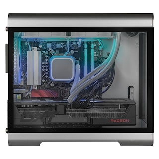 Foto 4 | Pc Gamer Dxt Gaming Amd Radeon Rx 9070 Xt Ryzen 9 9900x 32gb Ddr5 Ssd 1tb Sistema Liquido Wifi Silver