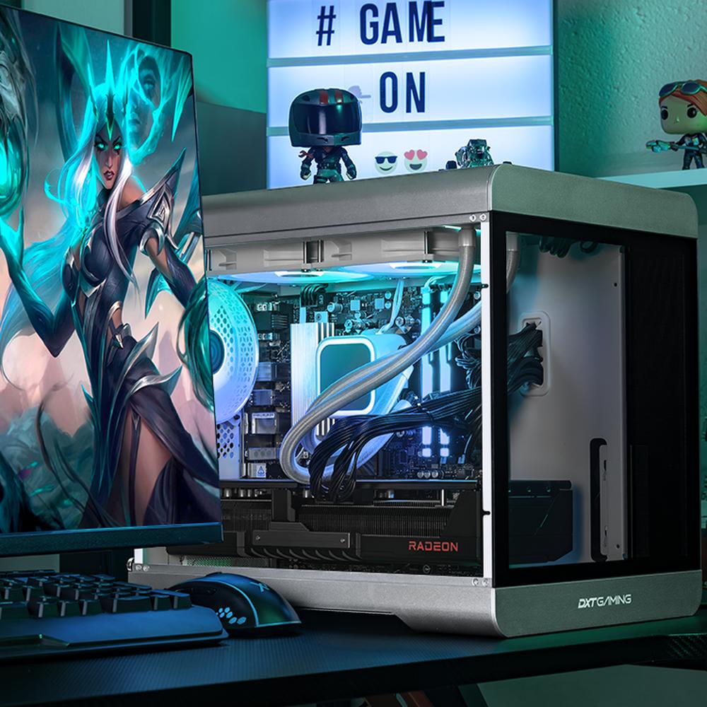 Foto 7 pulgar | Pc Gamer Dxt Gaming Amd Radeon Rx 9070 Xt Ryzen 9 9900x 32gb Ddr5 Ssd 1tb Sistema Liquido Wifi Silver