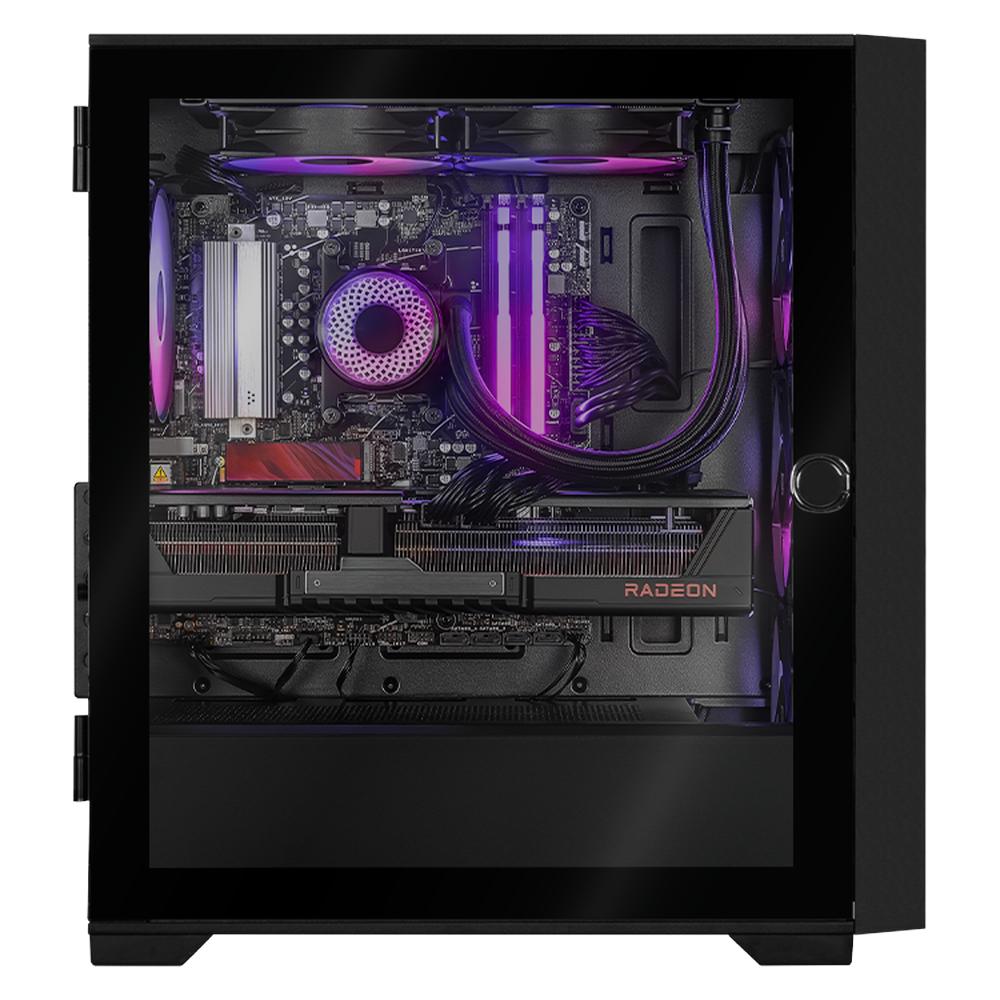 Foto 5 pulgar | Xtreme Pc Gaming Amd Radeon Rx 9070 Xt Ryzen 9 9900x 32gb Ddr5 Ssd 1tb Sistema Liquido Wifi Black