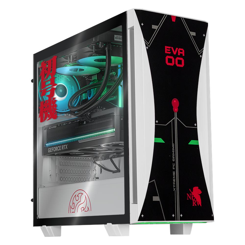 Xtreme Pc Gaming Geforce Rtx 5080 Amd Ryzen 9 9900x 32gb Ddr5 Ssd 2tb Sistema Liquido Wifi Evangelion 00 White
