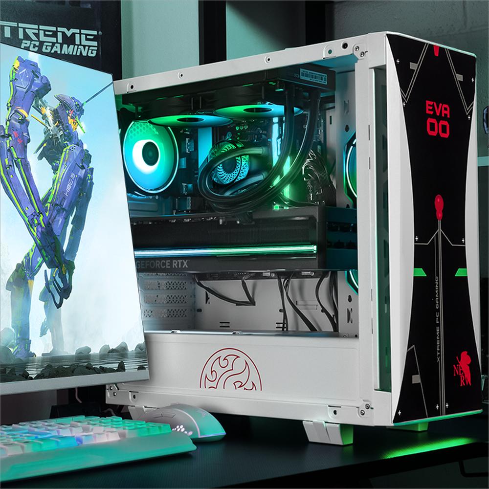 Foto 7 pulgar | Xtreme Pc Gaming Geforce Rtx 5080 Amd Ryzen 9 9900x 32gb Ddr5 Ssd 2tb Sistema Liquido Wifi Evangelion 00 White