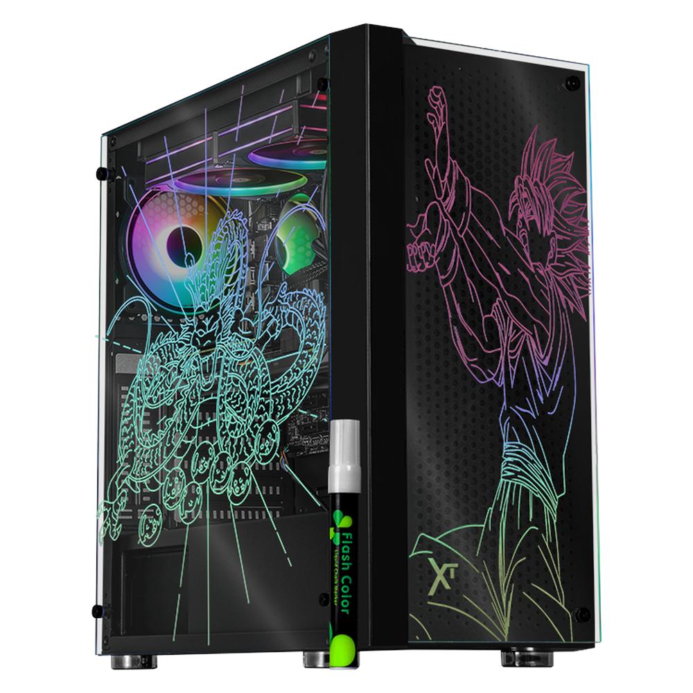 Xtreme Pc Gaming Amd Radeon Rx 9060 Xt Ryzen 7 5700 32gb Ssd 1tb Sistema Liquido Wifi Black