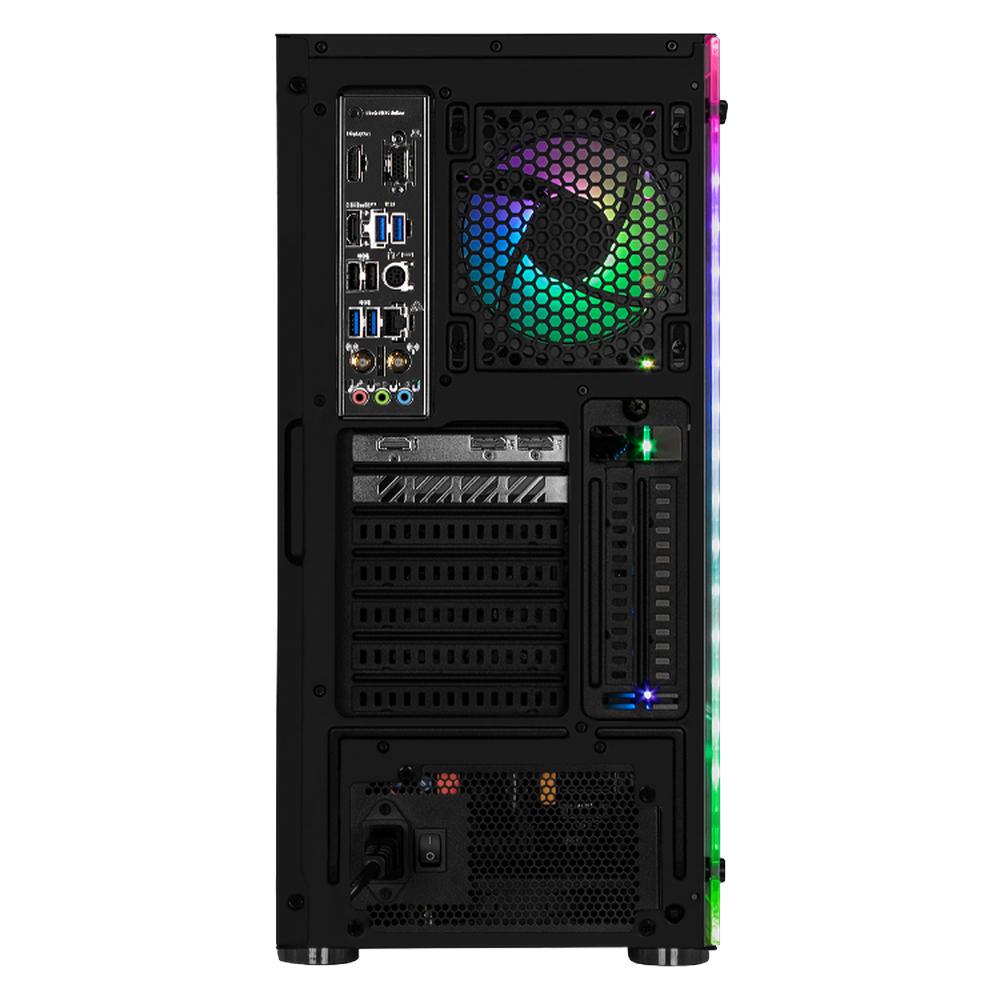 Foto 4 pulgar | Xtreme Pc Gaming Amd Radeon Rx 9060 Xt Ryzen 7 5700 32gb Ssd 1tb Sistema Liquido Wifi Black