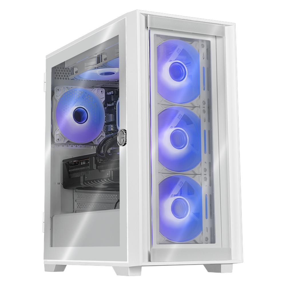 Xtreme Pc Gaming Amd Radeon Rx 9070 Xt Ryzen 9 9900x 32gb Ddr5 Ssd 1tb Sistema Liquido Wifi White