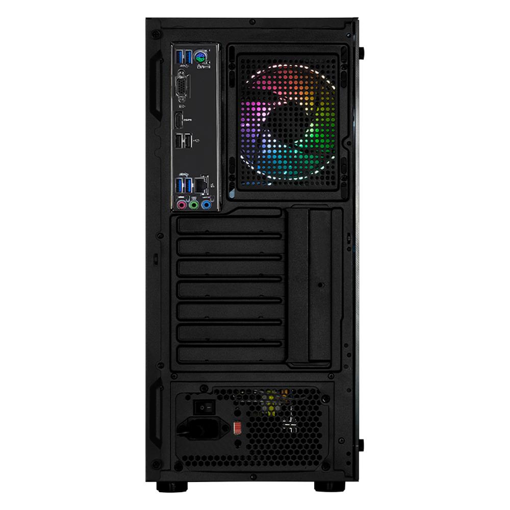 Foto 4 pulgar | Xtreme Pc Gaming Amd Radeon Vega Renoir Ryzen 7 5700g 32gb Ssd 1tb Wifi Black