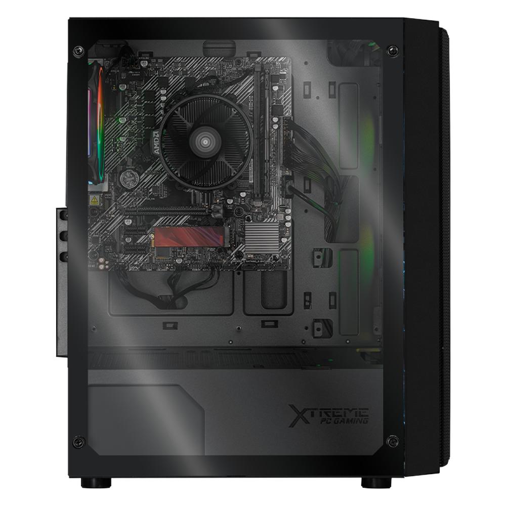 Foto 5 pulgar | Xtreme Pc Gaming Amd Radeon Vega Renoir Ryzen 7 5700g 32gb Ssd 1tb Wifi Black