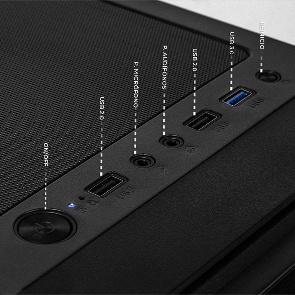 Foto 6 pulgar | Xtreme Pc Gaming Amd Radeon Vega Renoir Ryzen 7 5700g 32gb Ssd 1tb Wifi Black