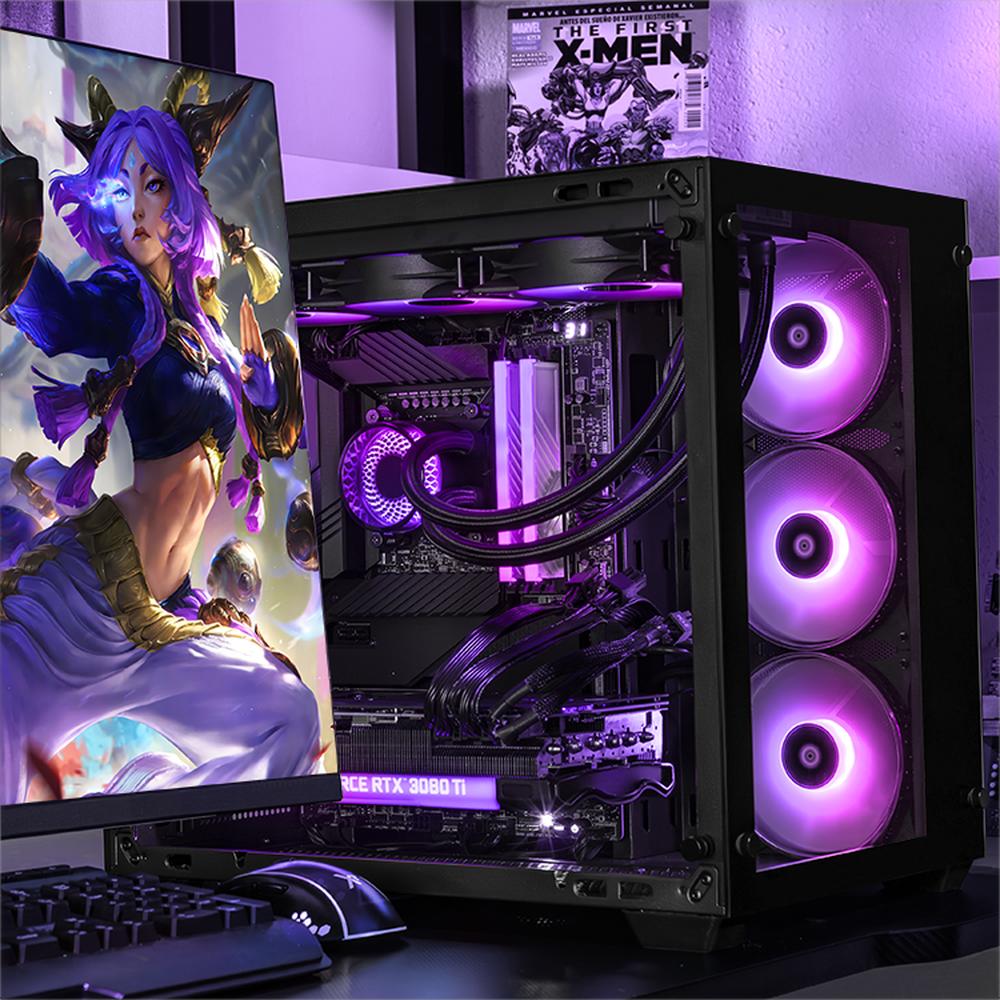Foto 7 pulgar | Xtreme Pc Gaming Geforce Rtx 3080 Ti Intel Core I9 11900kf 64gb Ssd 2tb Sistema Liquido Black