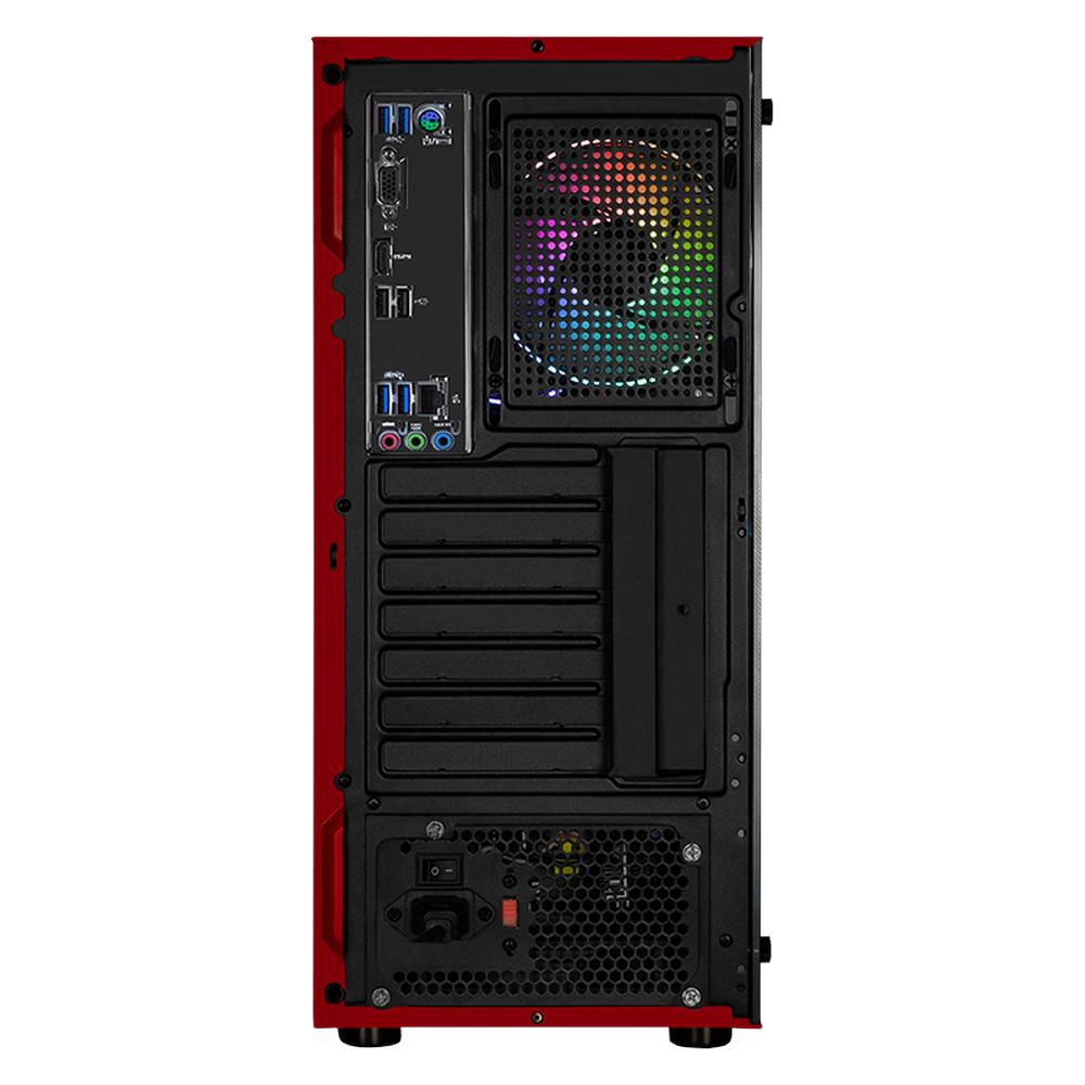 Foto 4 pulgar | Xtreme Pc Gaming Amd Radeon Vega Renoir Ryzen 7 5700g 32gb Ssd 1tb Wifi Red
