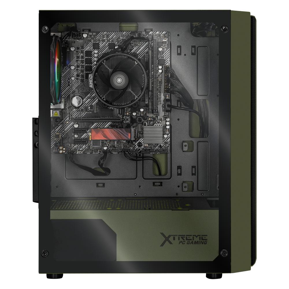 Foto 5 pulgar | Xtreme Pc Gaming Amd Radeon Vega Renoir Ryzen 7 5700g 32gb Ssd 1tb Wifi Dark Green