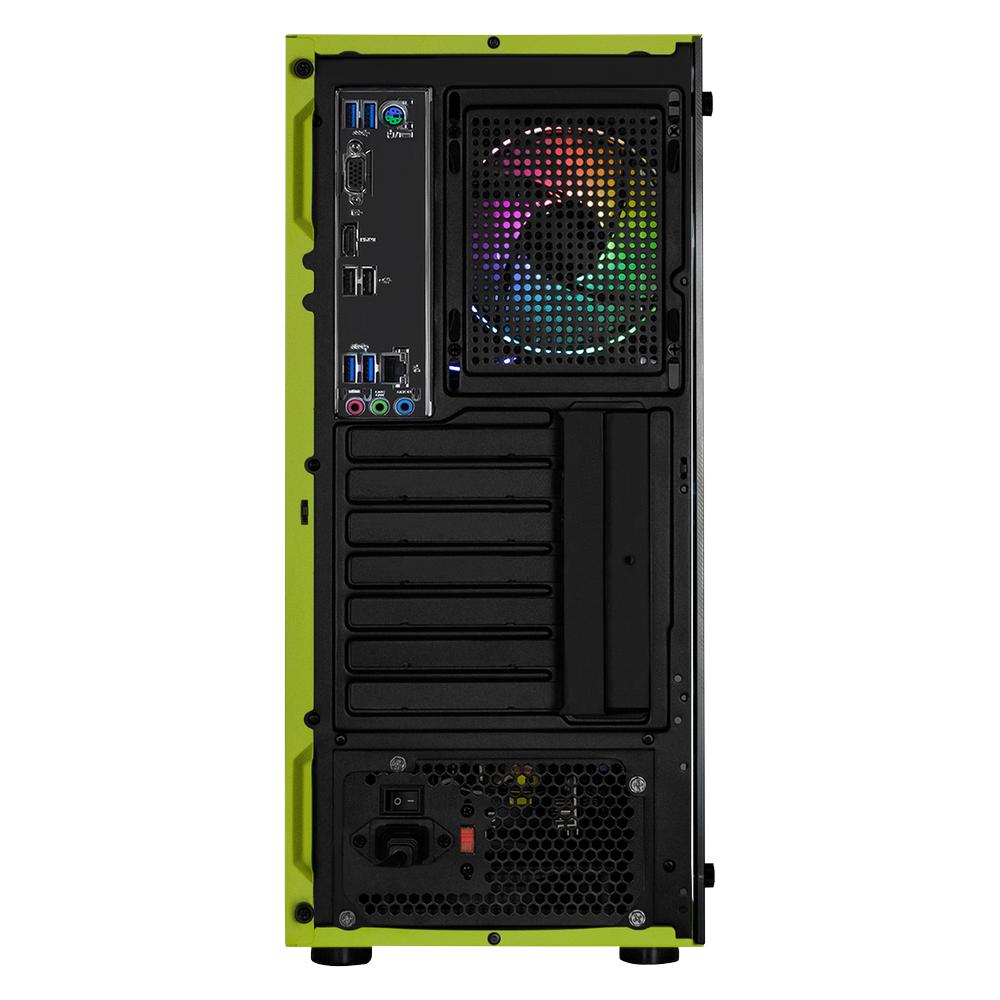 Foto 4 pulgar | Xtreme Pc Gaming Amd Radeon Vega Renoir Ryzen 7 5700g 32gb Ssd 1tb Wifi Neon Green