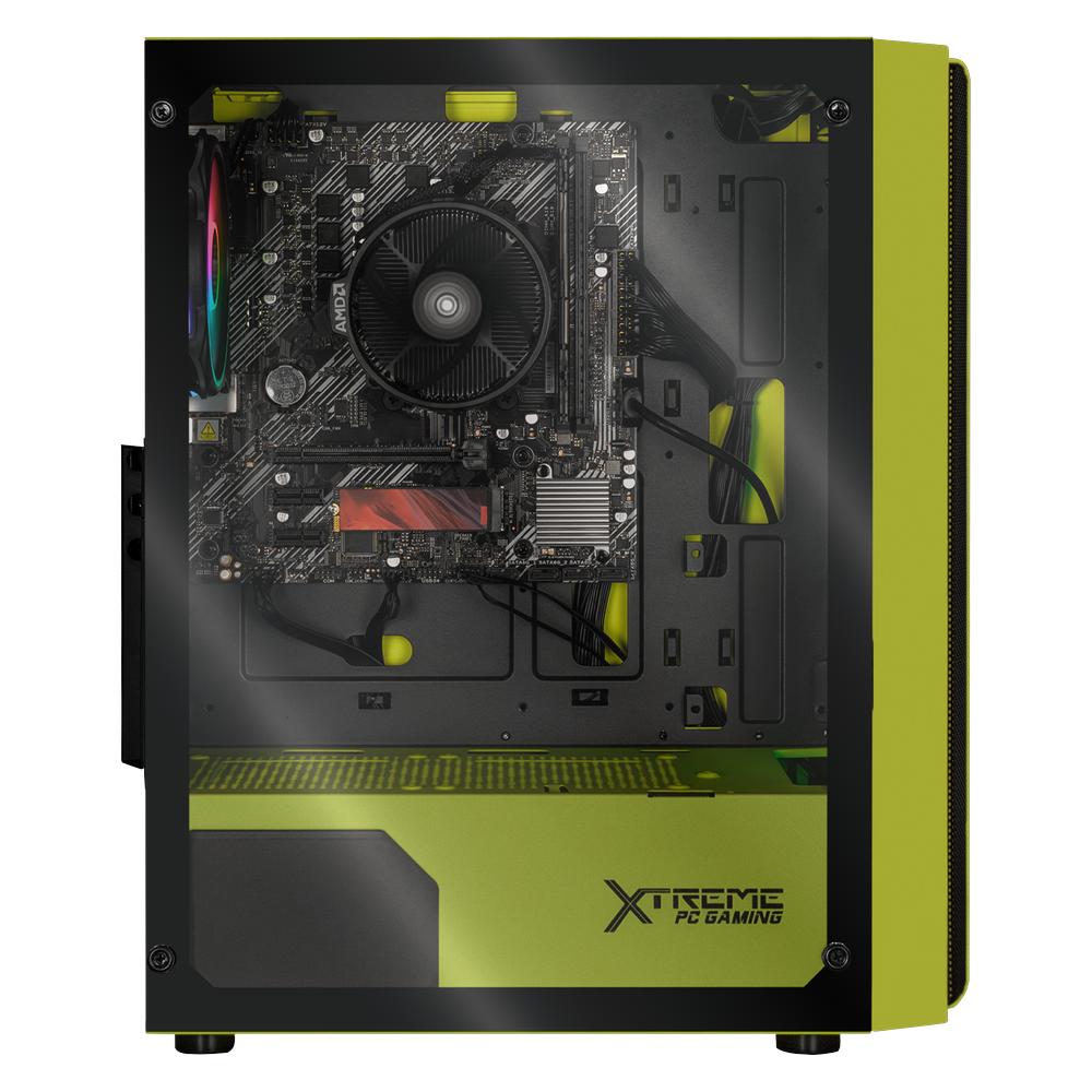 Foto 5 pulgar | Xtreme Pc Gaming Amd Radeon Vega Renoir Ryzen 7 5700g 32gb Ssd 1tb Wifi Neon Green