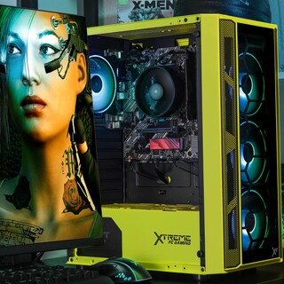 Foto 6 | Xtreme Pc Gaming Amd Radeon Vega Renoir Ryzen 7 5700g 32gb Ssd 1tb Wifi Neon Green