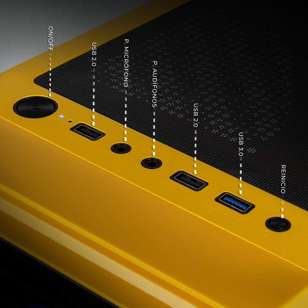 Foto 5 | Xtreme Pc Gaming Amd Radeon Vega Renoir Ryzen 7 5700g 32gb Ssd 1tb Wifi Yellow