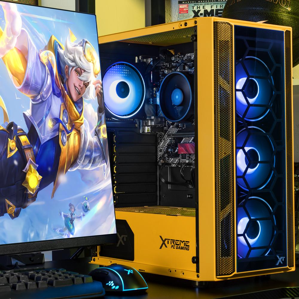 Foto 7 pulgar | Xtreme Pc Gaming Amd Radeon Vega Renoir Ryzen 7 5700g 32gb Ssd 1tb Wifi Yellow