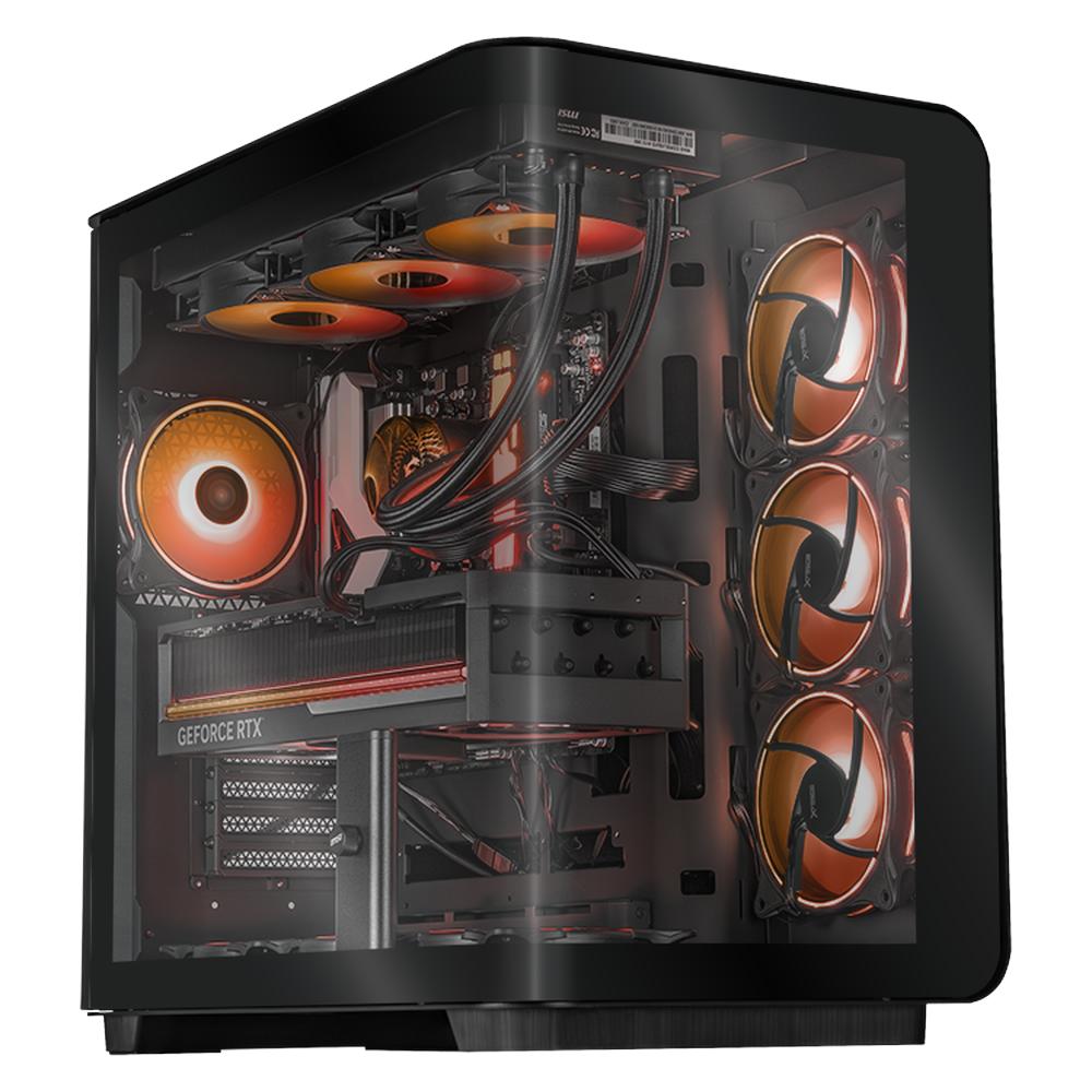 Xtreme Pc Gaming Msi Geforce Rtx 5090 Amd Ryzen 9 9950x3d 64gb Ddr5 Ssd 2tb Sistema Liquido Wifi Black