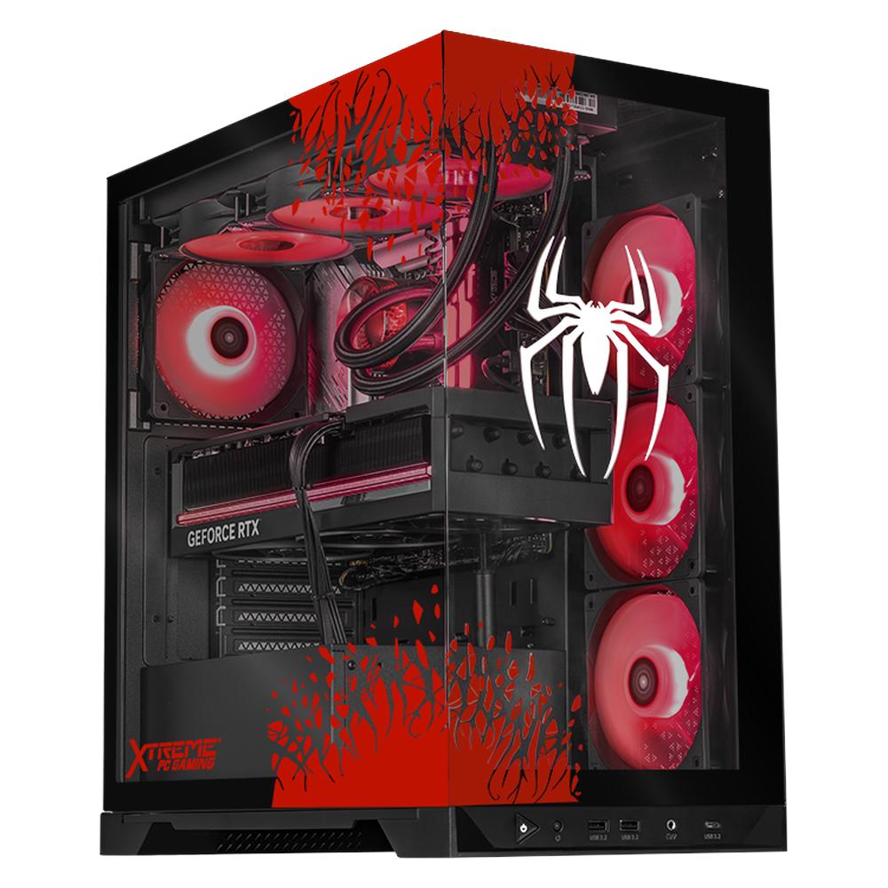 Xtreme Pc Gaming Geforce Rtx 5080 Intel Core I9 14900kf 32gb Ddr5 Ssd 2tb Sistema Liquido Wifi Spider-man Black