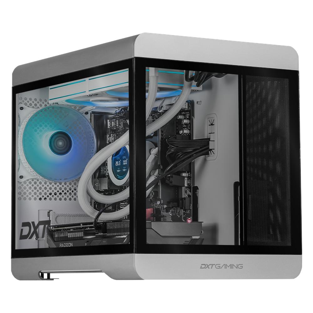 Pc Gamer Dxt Gaming Amd Radeon Rx 9060 Xt 16gb Ryzen 7 8700f 32gb Ddr5 Ssd 1tb Sistema Liquido Wifi Silver