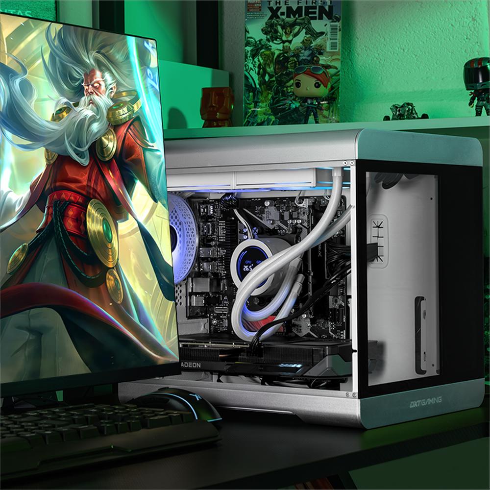Foto 7 pulgar | Pc Gamer Dxt Gaming Amd Radeon Rx 9060 Xt 16gb Ryzen 7 8700f 32gb Ddr5 Ssd 1tb Sistema Liquido Wifi Silver