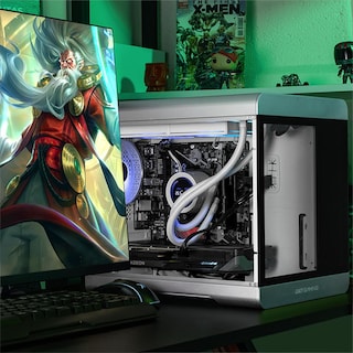 Foto 6 | Pc Gamer Dxt Gaming Amd Radeon Rx 9060 Xt 16gb Ryzen 7 8700f 32gb Ddr5 Ssd 1tb Sistema Liquido Wifi Silver