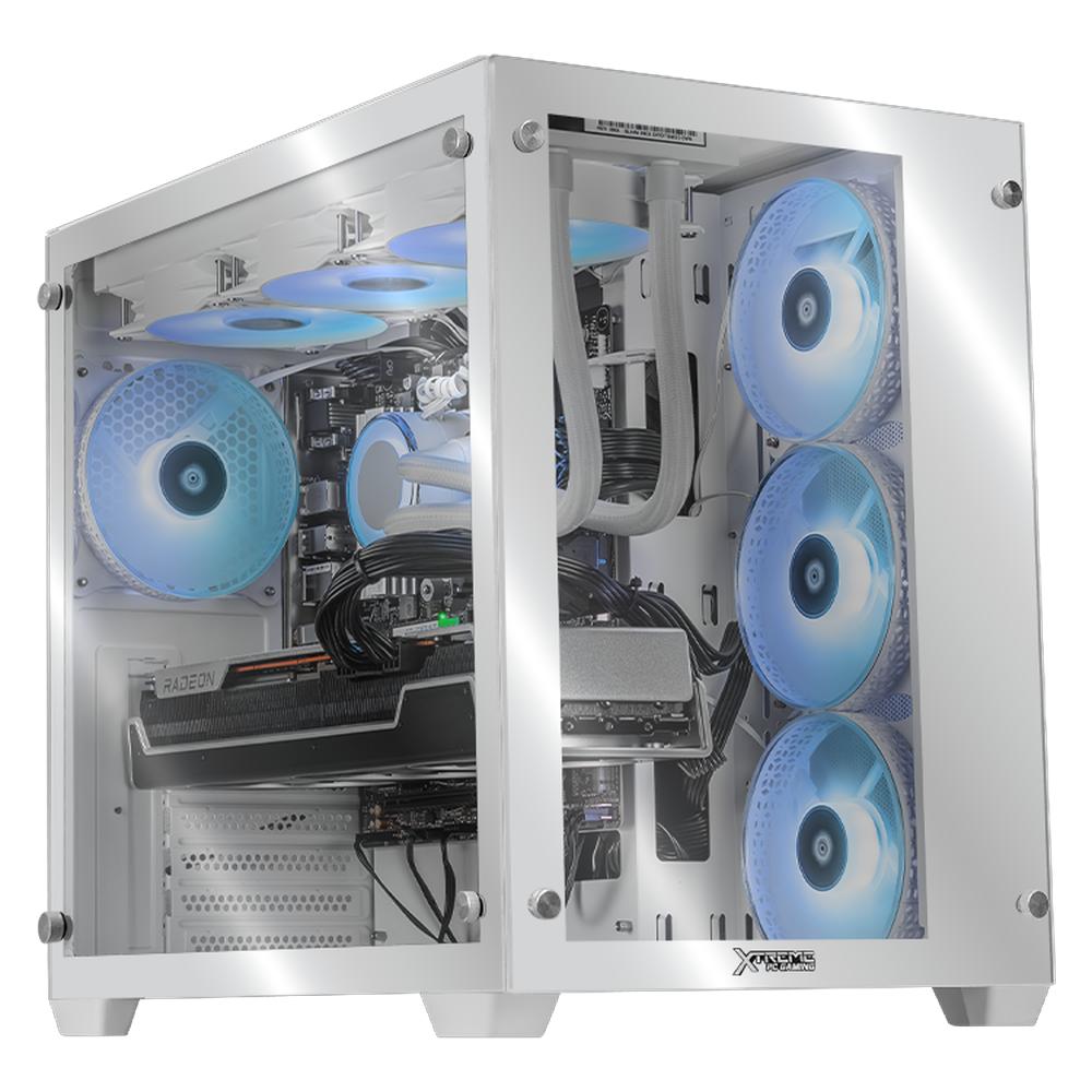 Xtreme Pc Gaming Amd Radeon Rx 7900 Xtx Ryzen 9 9900x 32gb Ddr5 Ssd 2tb Sistema Liquido Wifi White