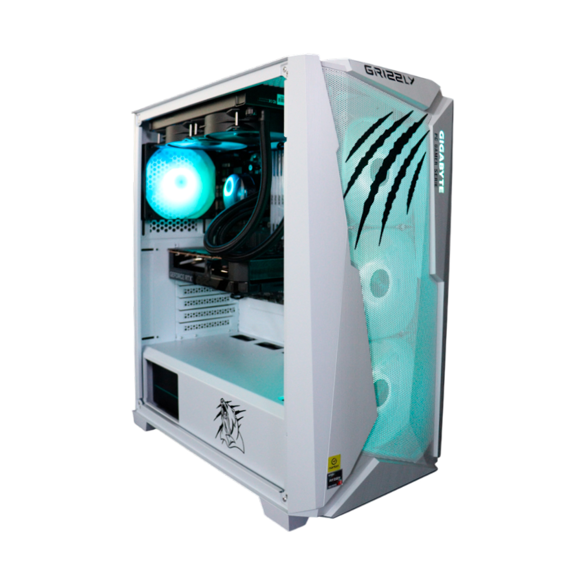 Pc Gamer Grizzly Amd Ryzen 7 5700x 4.6 Ghz Nvidia Rtx 5060 Ram 32 Gb Ssd Nv3 1 Tb Wifi Bt Pg-amd071