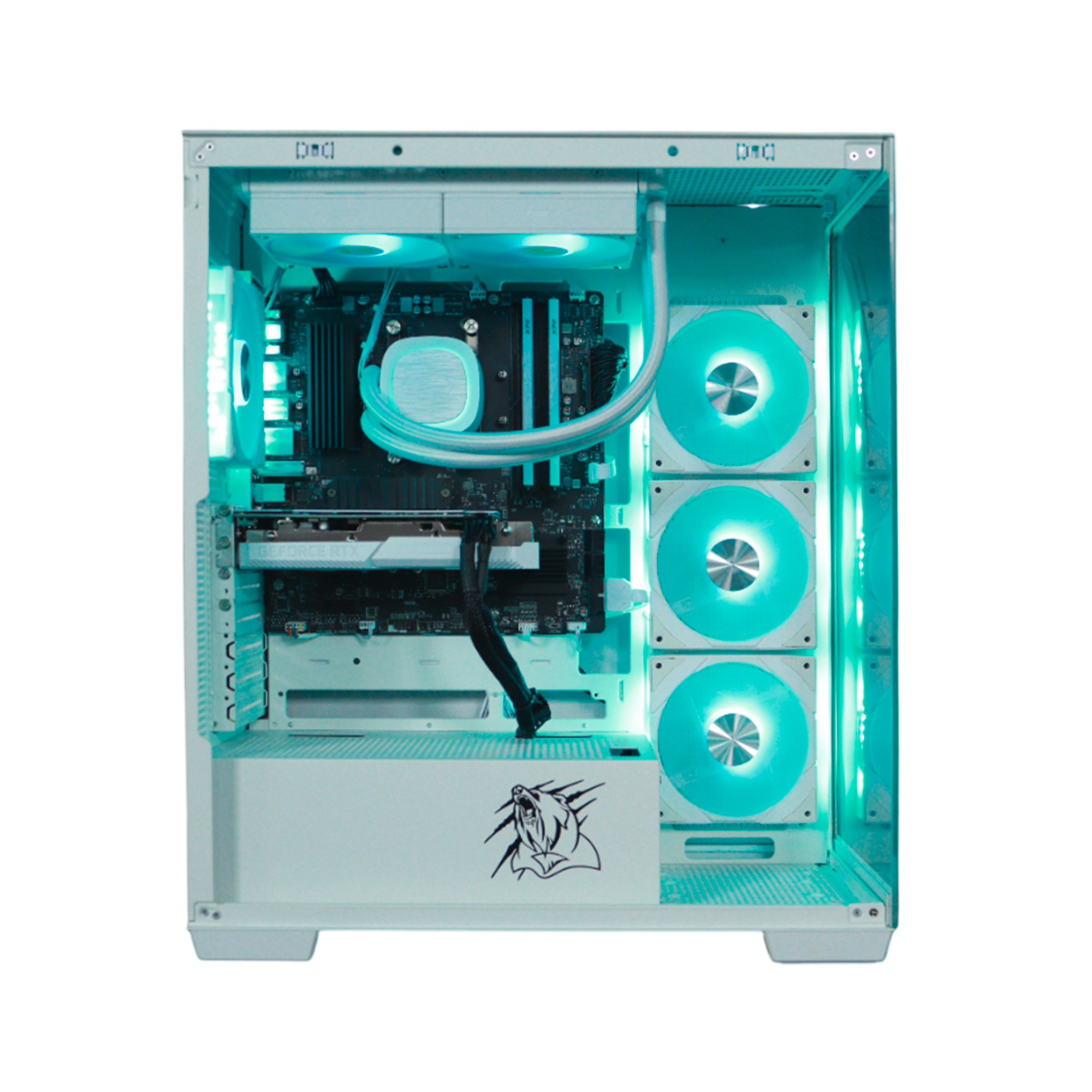 Foto 2 pulgar | Pc Gamer Grizzly Amd Ryzen 5 5600x 3.7 Ghz  Nvidia Rtx3060  Ram 32 Gb Ssd Nv3 1 Tb Bt Wifi Pg-amd070