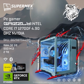 Foto 6 | Pc Gamer Grizzly Intel Core I7 12700f 4.90 Ghz Nvidia Rtx5060 Ram 32 Gb Ssd M.2 2 Tb Wifi Bt Pg-intel084