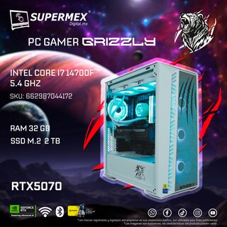 Foto 7 | Pc Gamer Grizzly Intel Core I7 14700f 5.4 Ghz Nvidia Rtx5070 Ram 32 Gb Ssd M.2 2 Tb Wifi Bt Pg-intel083
