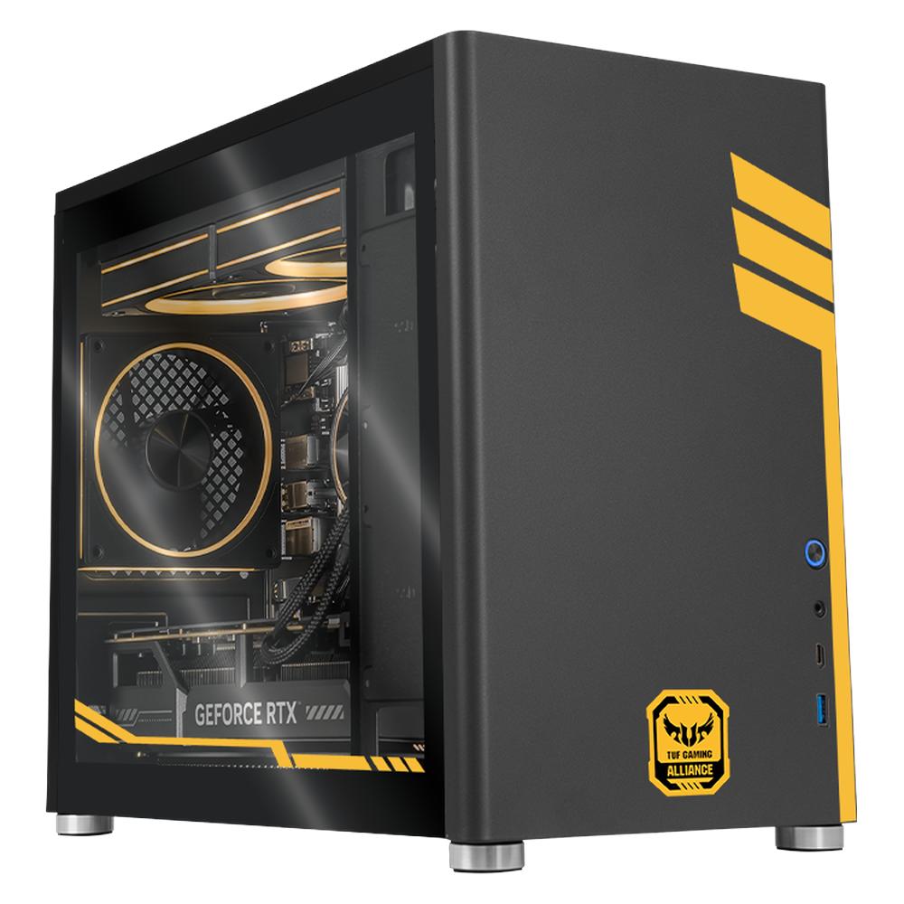 Foto 2 pulgar | Xtreme Pc Gaming Asus Tuf Geforce Rtx 5070 Amd Ryzen 9 9900x 32gb Ddr5 Ssd 1tb Sistema Liquido Wifi Black